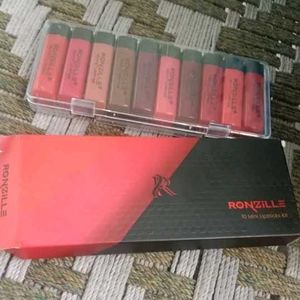 RONZILLE 10 Mini Lipsticks Kit
