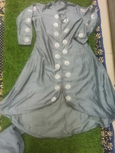 Elegant Grey Kurta