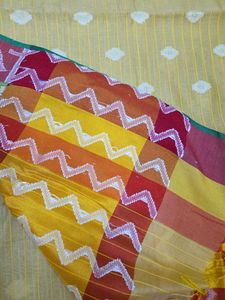 Yellow Weave Saree