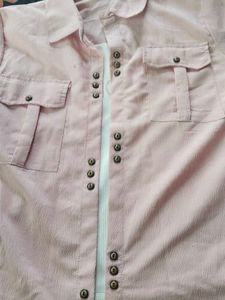 Pink Button-Down Shirt