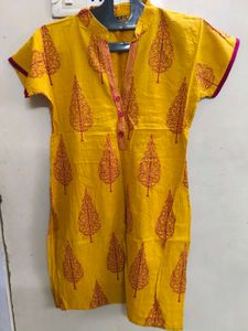 Combo Offer: Yellow & Multi Colored Kurti