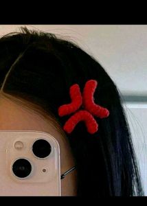 Angry crochet clips  💢💢 set-2