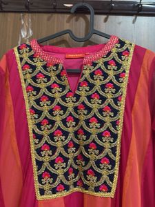 Elegant Embroidered Kurta Set