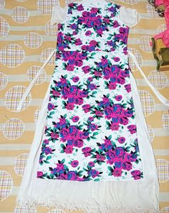 Floral Printed Attractive Dress 👗