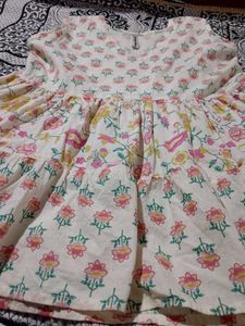 Floral Print Tiered Mini Dress
