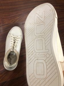 Zudio Casual White Sneakers UK9