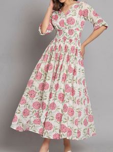 Floral Print Fit & Flare Dress