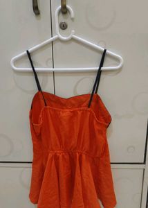 Chic Orange Cami Top