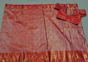 Elegant Red Banarasi Silk Saree