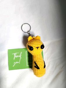🐱cat Crochet Keychain
