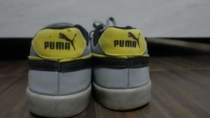 Puma Sneakers | Grey colour With Yellow Carpo Tag