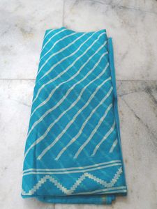 Cotton Lahriya Saree