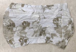 White shirt with beautiful leaf print