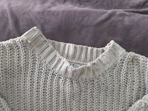 Cropped Knit Sweater