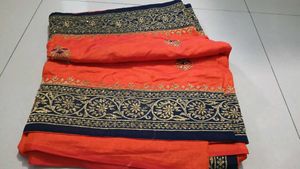 New Saree With Blouse Peice