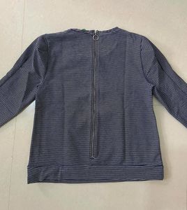 UCB Striped Long Sleeve Sweatshirt