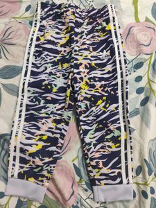 Adidas Originals Kids Purple &amp; White Tiger Print