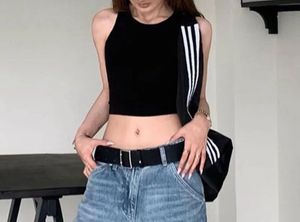 Solid Back Tie Crop Top
