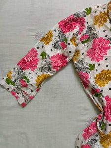 Floral Print Long Sleeve Shirt
