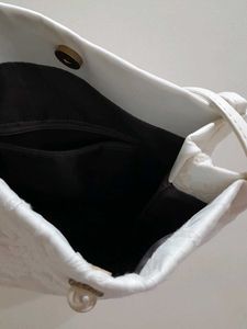 Elegant White Handbag