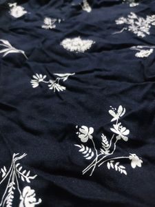 Bell Sleeved Blue N White Floral Design Top 💙🤍