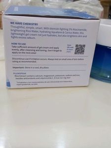 Plum Rice Water Gel Cream