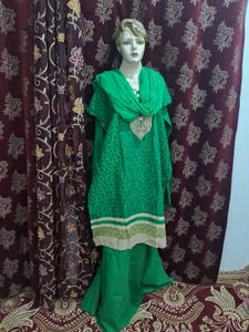 Green Kurta Set
