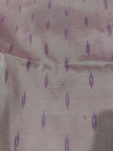 Handloom Silk Ikat Saree In Magenta On Pink