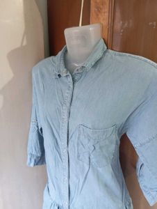 Denim Shirt Dress