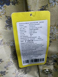 Party Wear Jhodpuri Blazer For Man