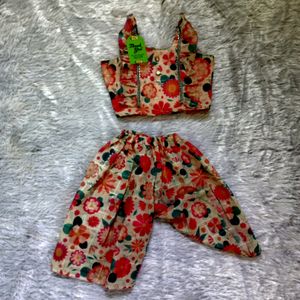 Baby Girls Plazzo Set