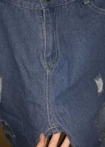 Distressed Black Jeans
