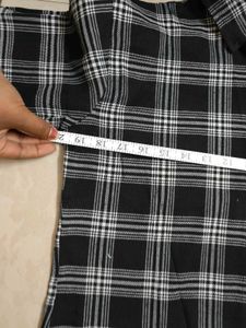 Black Shirts for Women Plaid Flannel Shirt