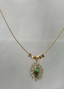 Emerald Pendant Necklace