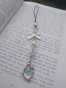 Aurora Heart Phone Charm