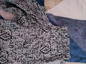 Grey Cold Shoulder Top / Dress