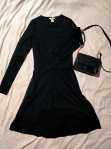 H&amp;m Black Basic Dress✨