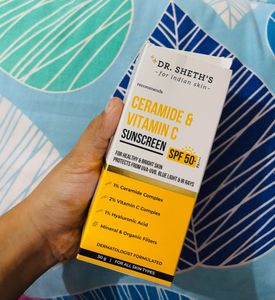 Dr Sheth ceramide vitamin c Sunscreen