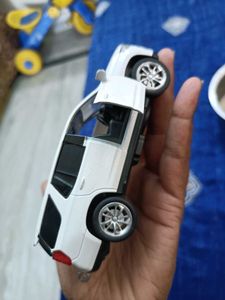 White SUV Diecast Model Car