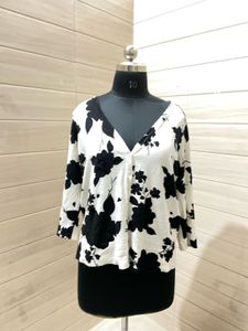I.N.C imported Floral Print cardigan