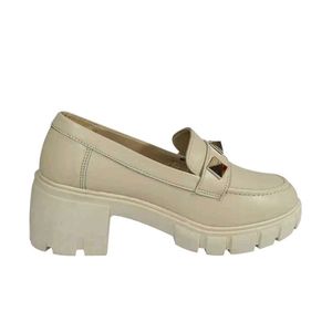 Stylish White Loafers