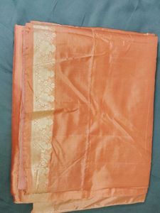 Orange 🧡 🧡 Pure Silk Saree