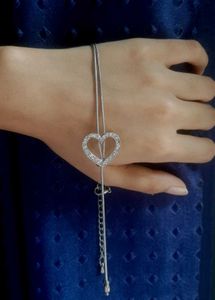 Heart Silver Adjustable Chain