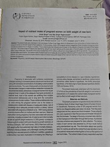 Research in Environment and Life Sciences