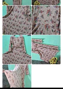 Floral Maxi Dress gown nighty westerm