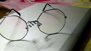 Silver frame Hexagon Sunglasses