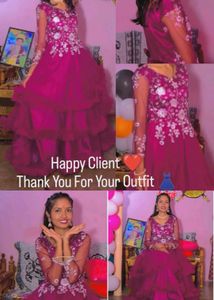 Designer Long Gown 💜