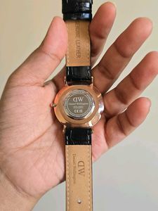 DW Mens Classic Reading Black Rose Gold
