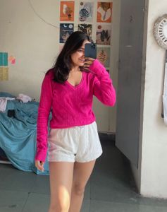 Pink Long Sleeve Top