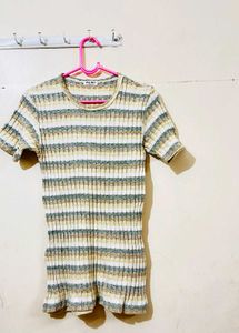 Striped Knit Top